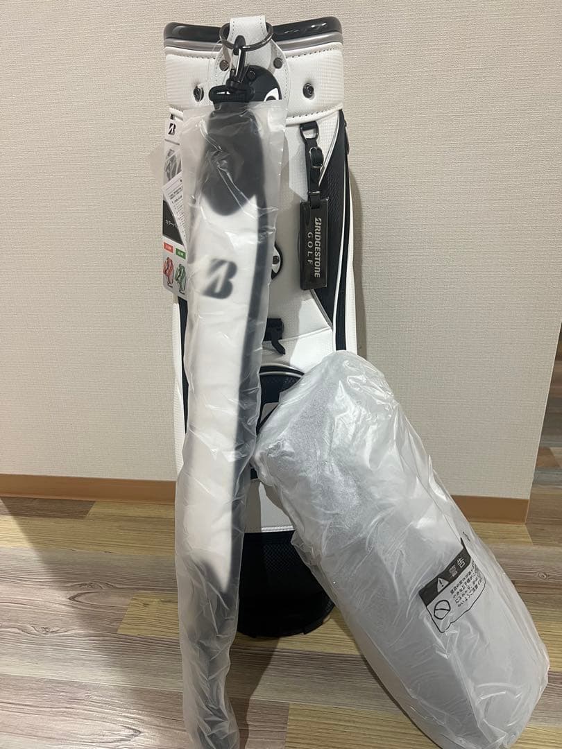 BRIDGESTONE GOLF （ブリヂストン　ゴルフ）キャディバッグ 白黒