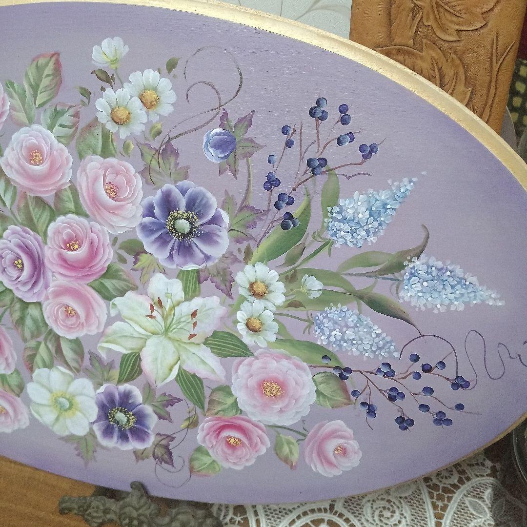 トールペイント作品　百花繚乱2025-1