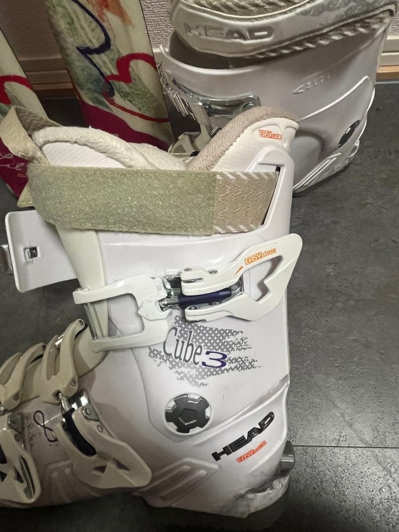 elan 130cm ブーツ23cm ストック113cmスキー3点セット