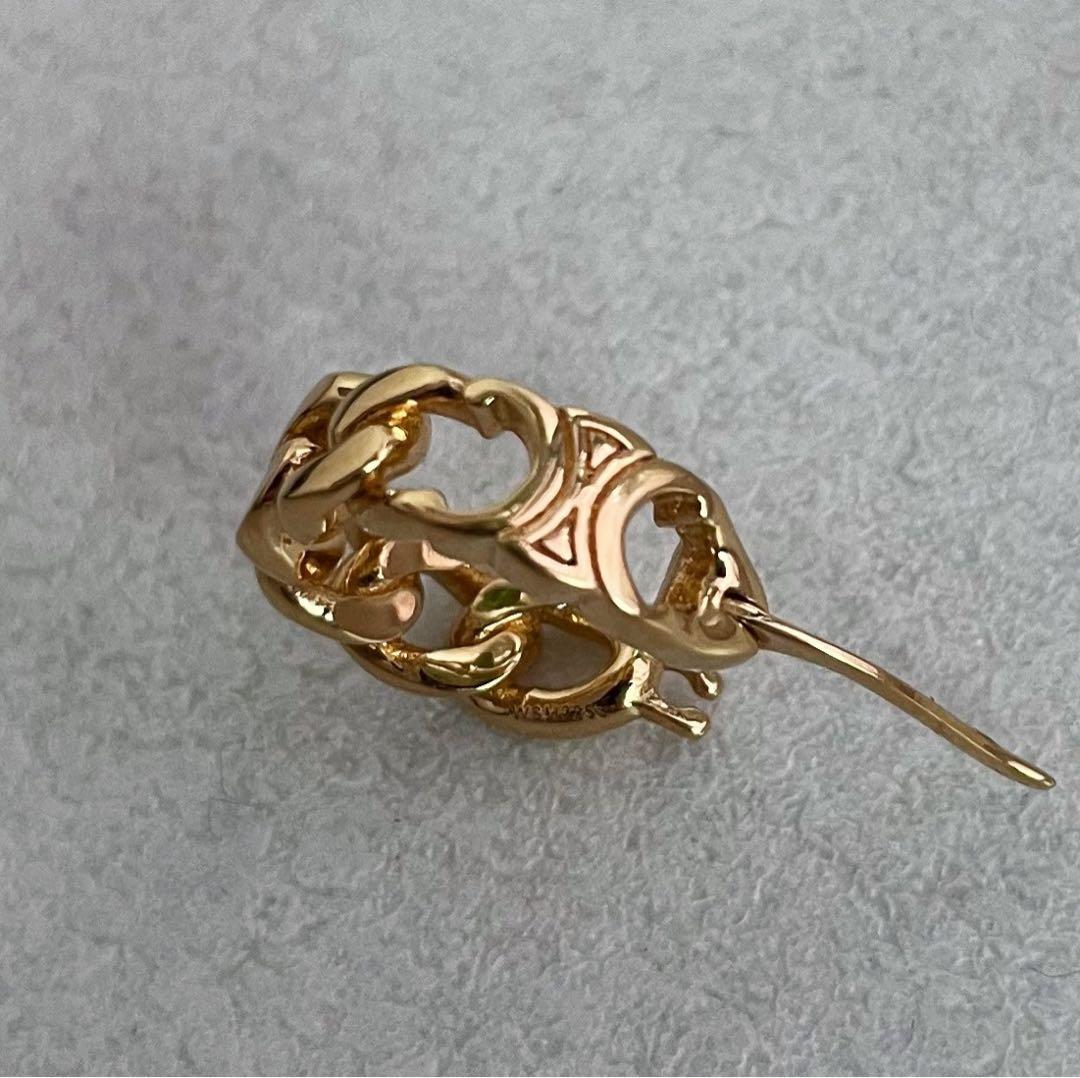 【CELINE】トリオンフ ゴールド ピアス 片耳