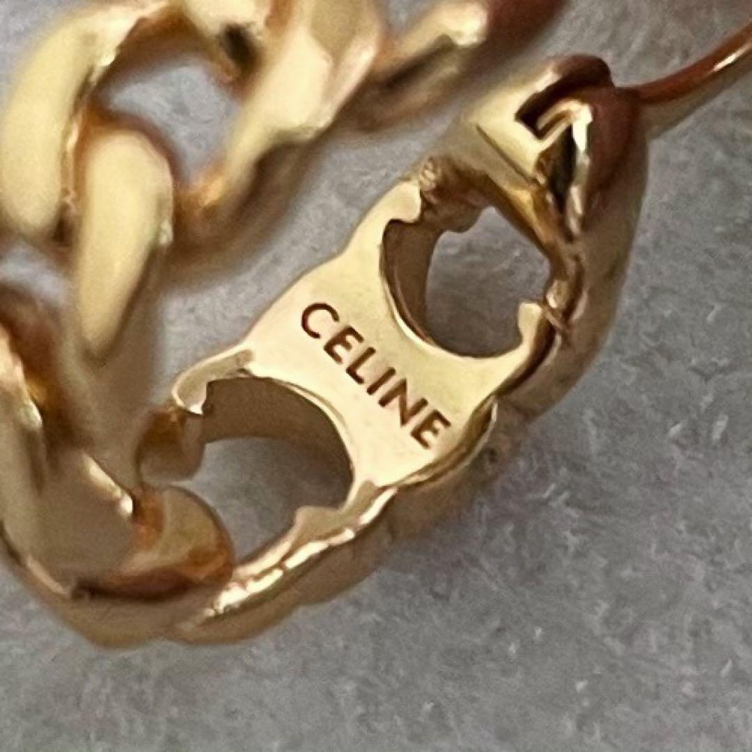 【CELINE】トリオンフ ゴールド ピアス 片耳