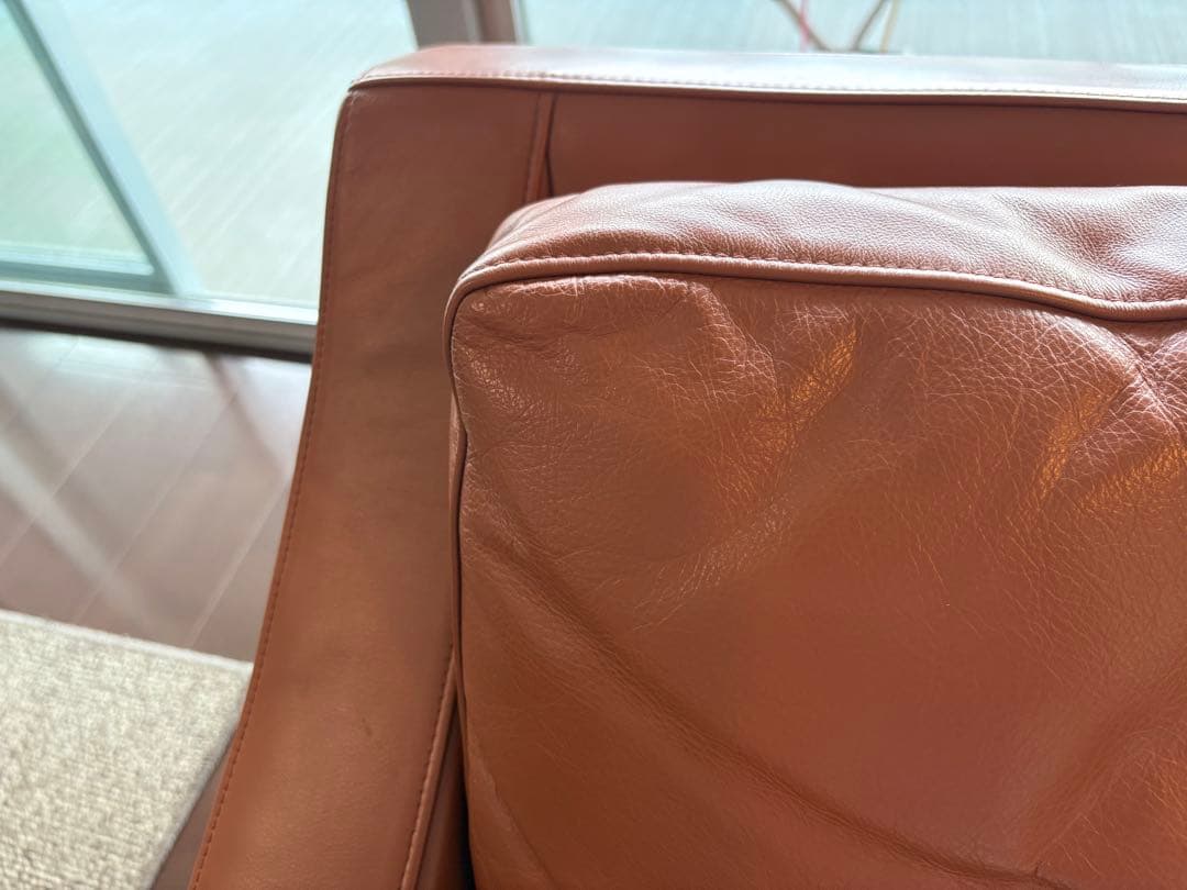 RORO 一人掛けソファ　本革　キャメルブラウン