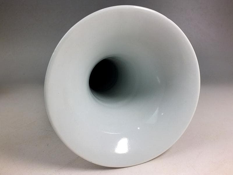 ☆ 須田菁華 作 古赤絵金襴手尊式 花生 共箱 ☆A12