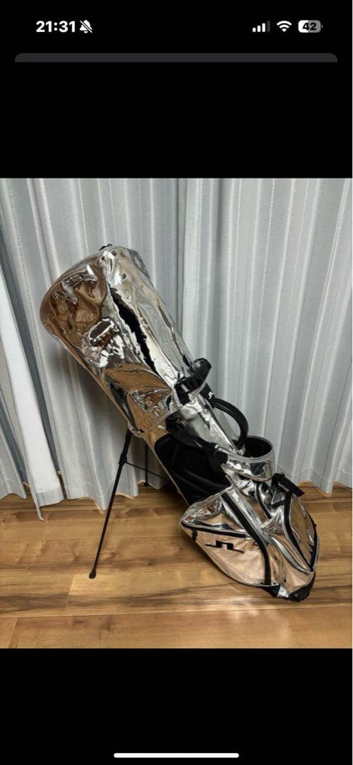 キャディーバック　Jリンドバーグ　ベゼルコラボ　完売品　シルバー