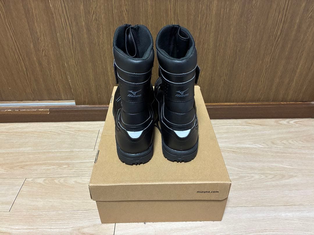Mizuno 安全靴 黒 ベルクロストラップ