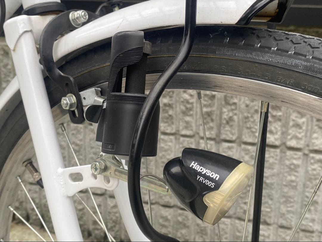 【引き取り限定】torois シティサイクル 27インチ 自転車 ママチャリ 白