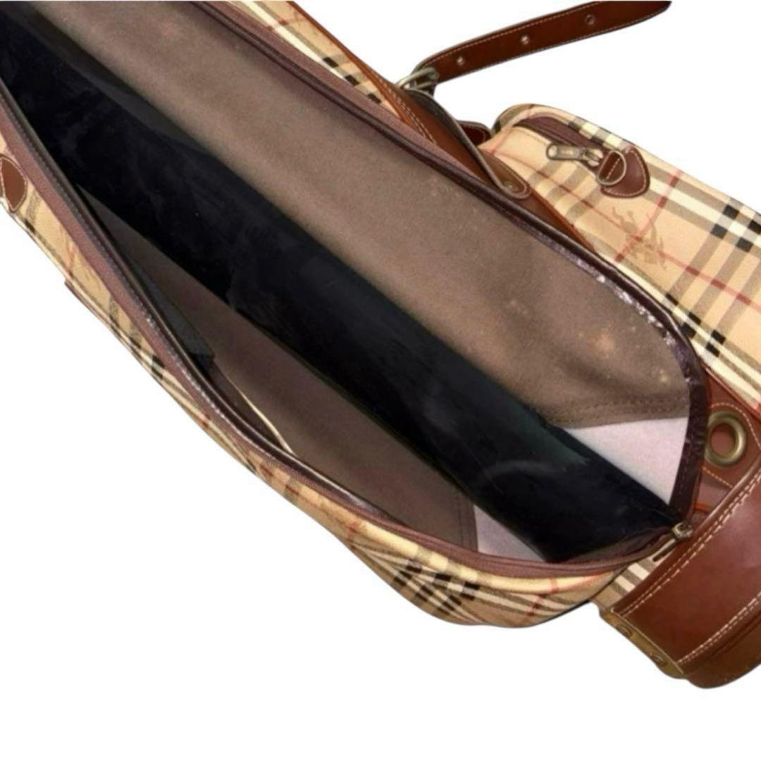 Burberrys 英国製　キャディバッグ　ゴルフ　ファー　ノバチェック　ホース