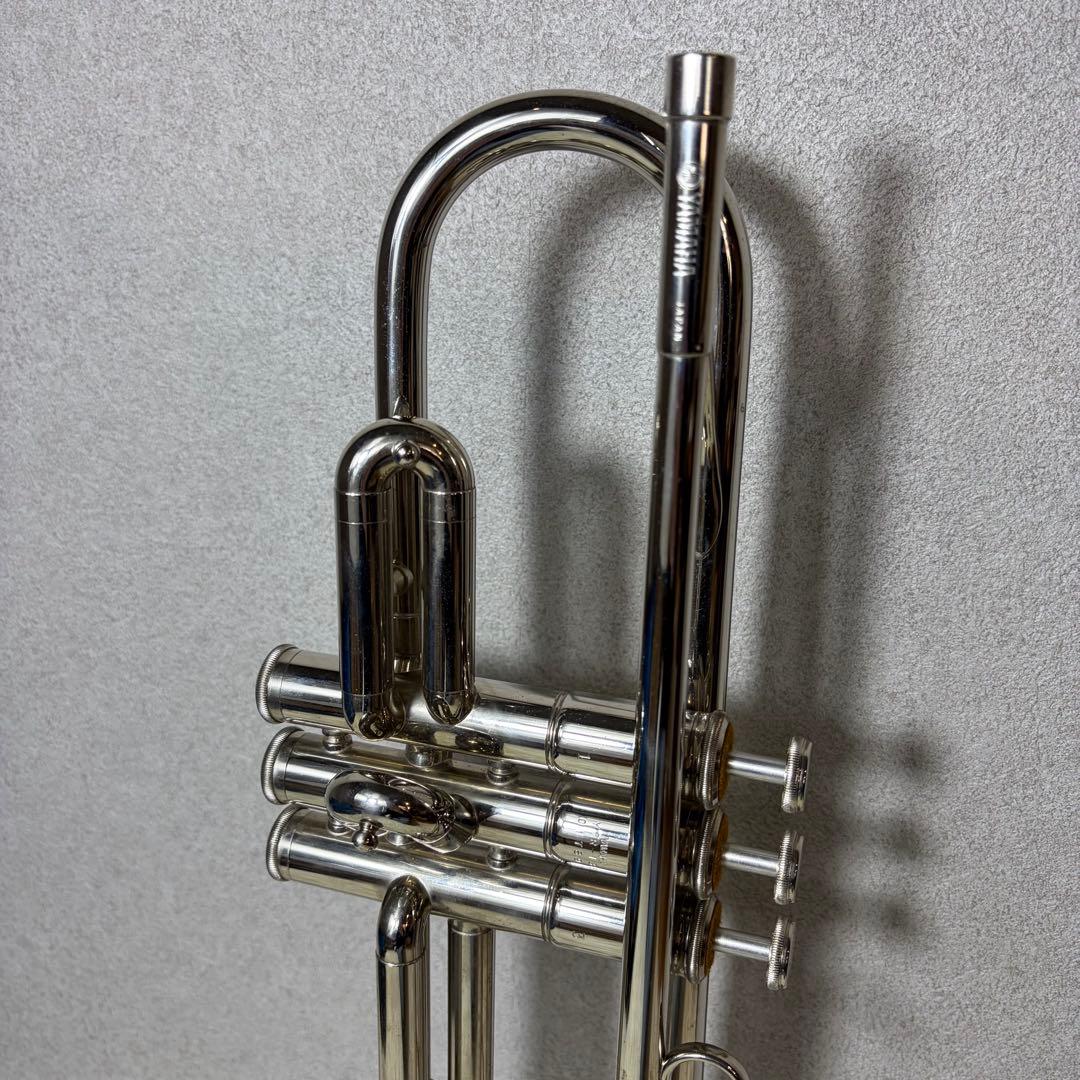 【美品】YAMAHA　YTR-135 B♭トランペット ニッケルメッキ　シルバー