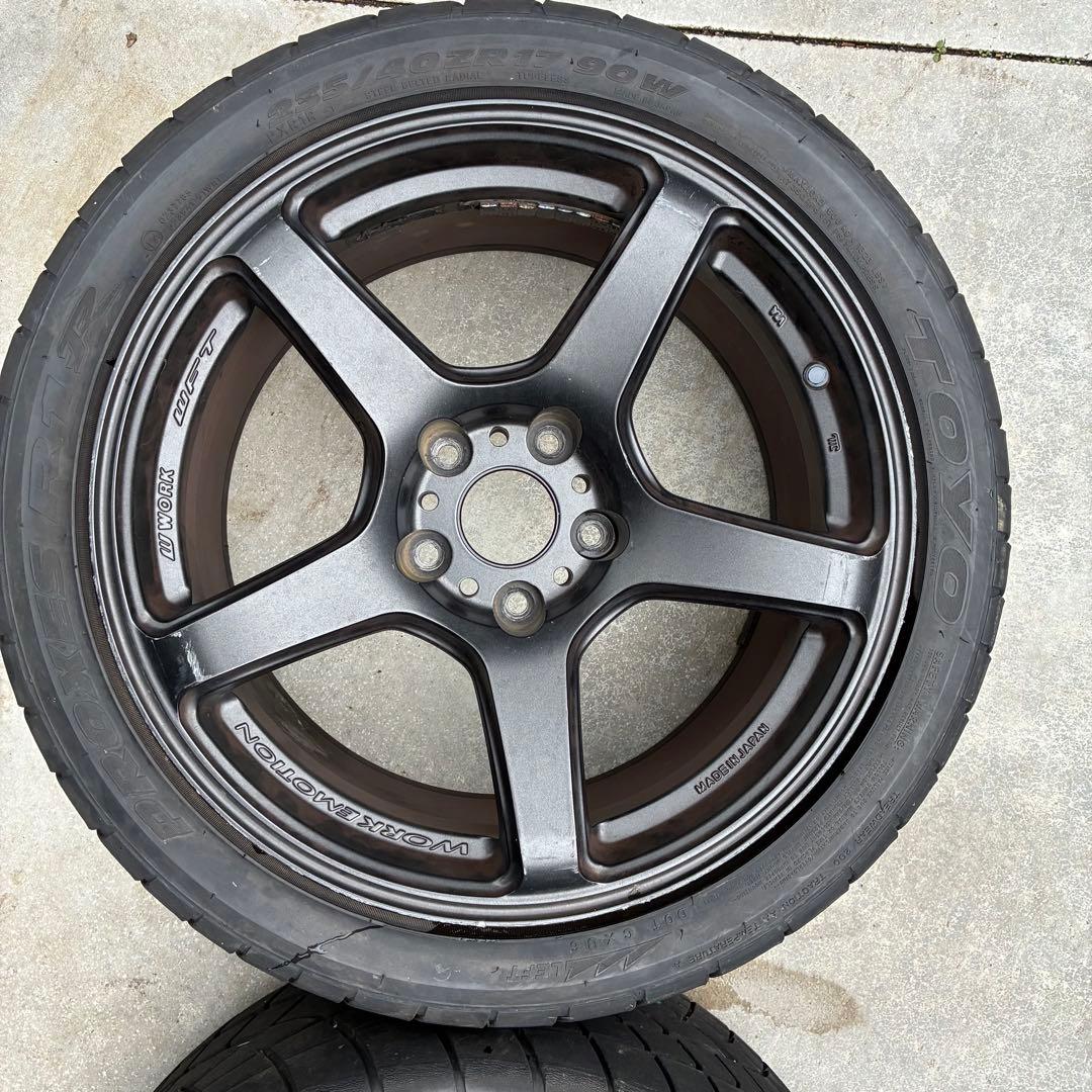 WORKエモーション 17インチ 9J ホイール 2本