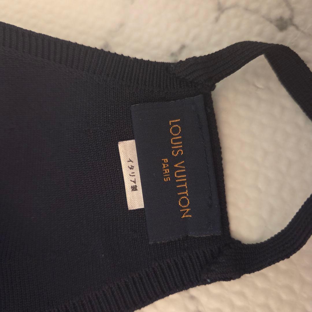 ルイヴィトン マスク LVイニシャルマスク マイユ ナイロン 黒　未使用