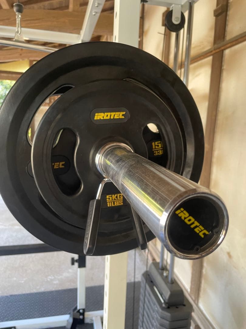 【ホームジム一式】スタック付パワーラック/ベンチ/シャフト/プレート/その他