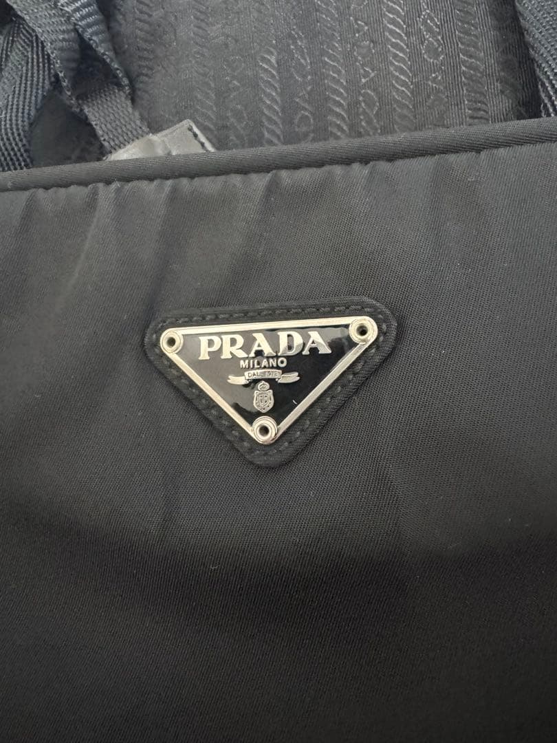 PRADA ナイロン　ハンドバッグ　白タグ