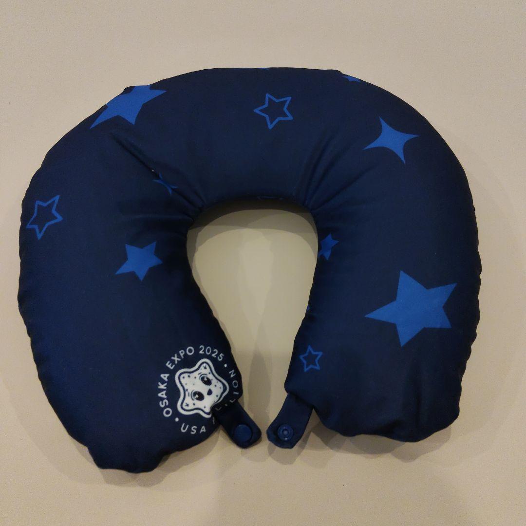 希少品　スパーク　ぬいぐるみ　リバーシブルネックピロー　アメリカ館　大阪万博