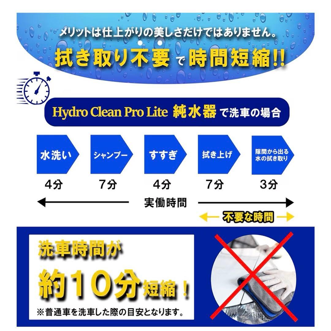 HydroCleanPRO LITE 洗車用 純水器 スターターセット モード