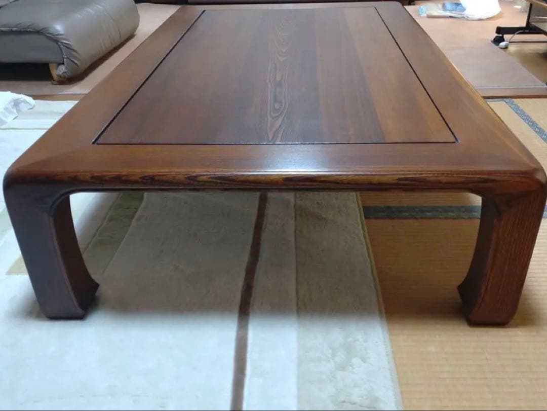 美品　和座卓　幅149cm奥行き90cm高さ33cm アンティーク　ローテーブル