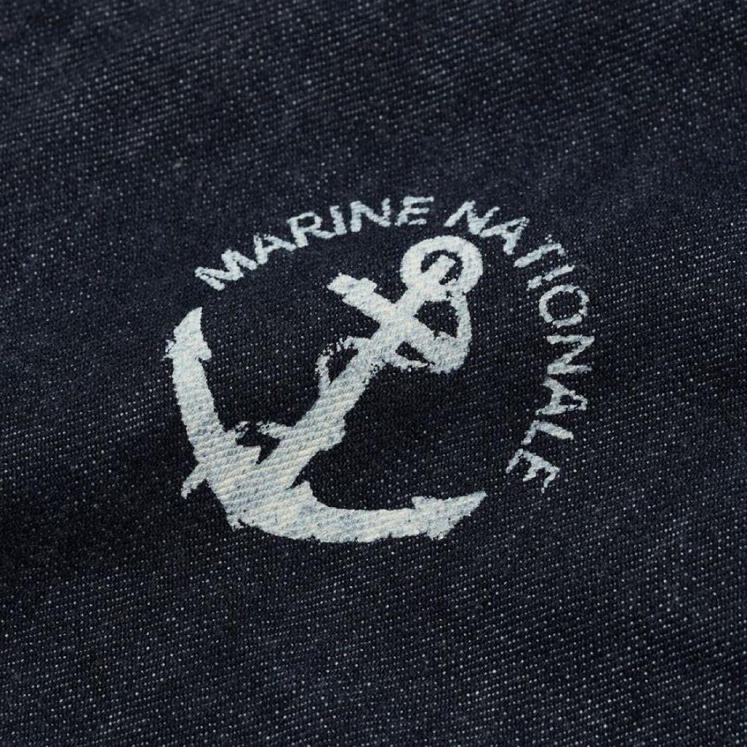 アメリカンレトロ海軍デッキオーバーオール デニム ベーシック オールインワン