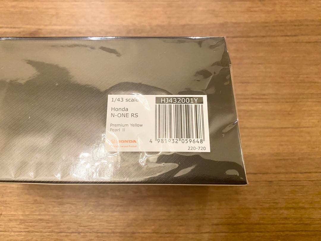 新品 1/43 ホビージャパン 新型 ホンダ NONE RS イエロー