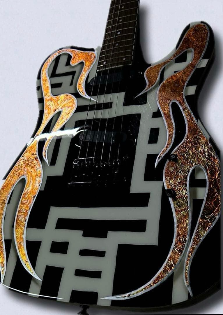 TEJ 布袋モデル風　G柄ファイヤーペイント ※珍しい24F仕様⭐︎samick⭐︎