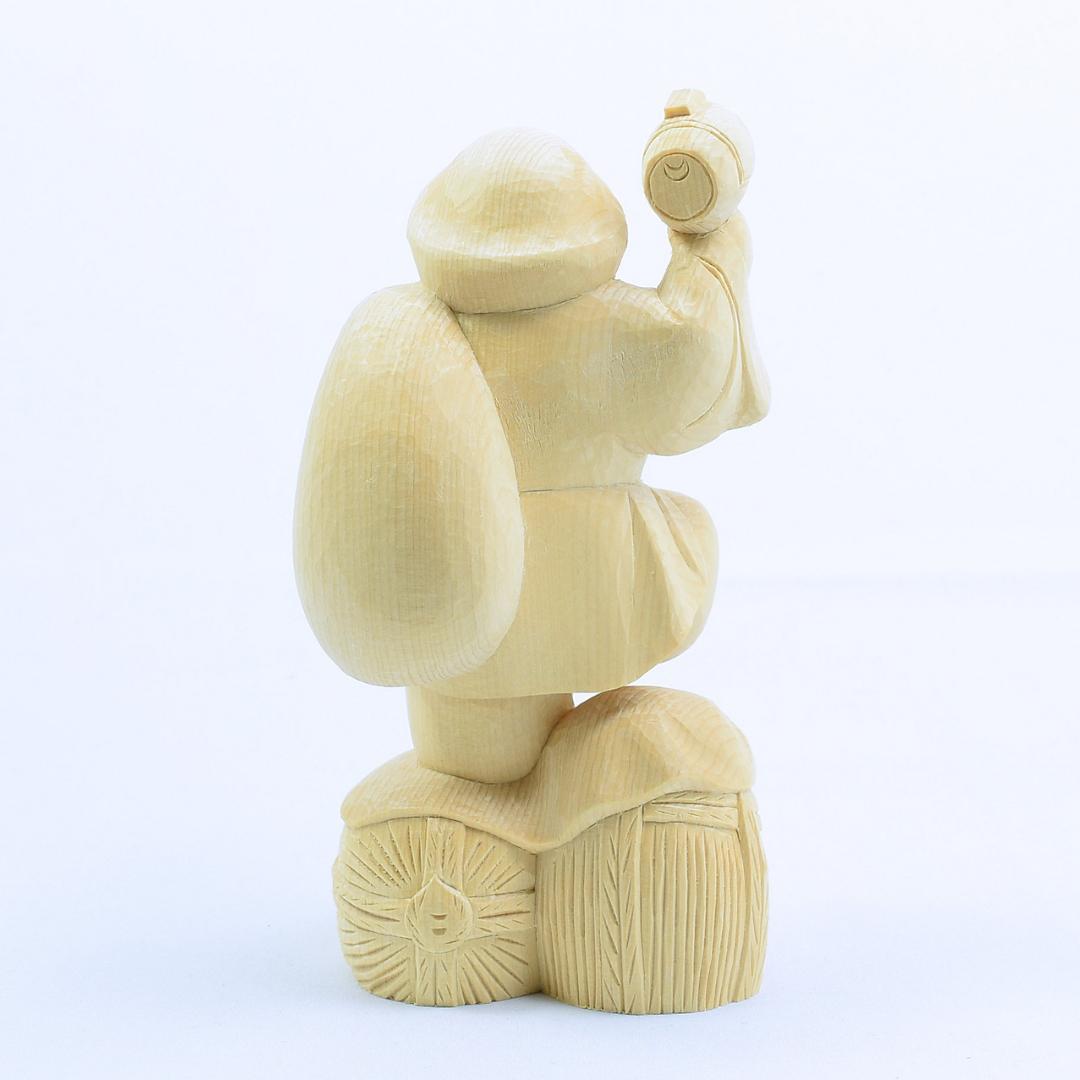 桧　踊り夷大黒　15ｃｍ #008