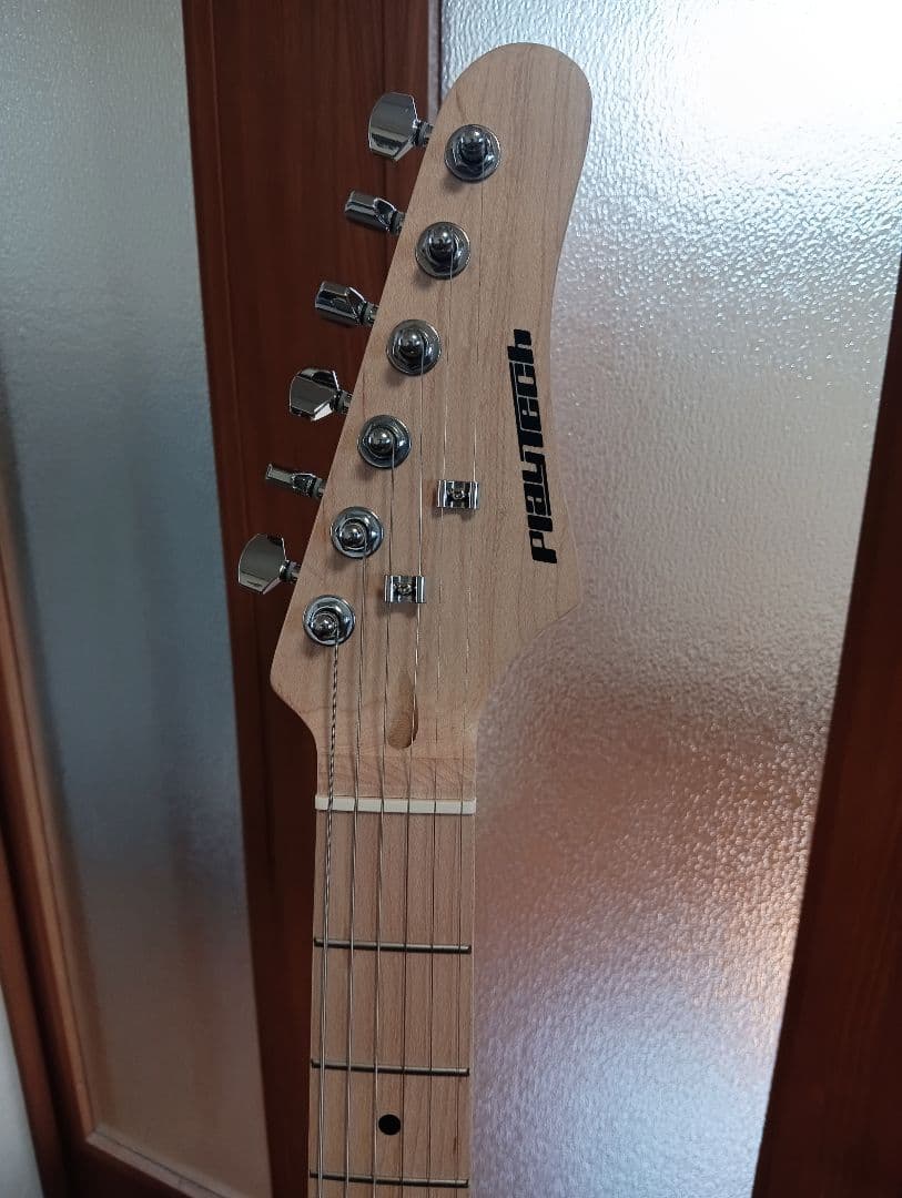 エレキギター　プレイテック　PlayTech　テレキャスター　グレー