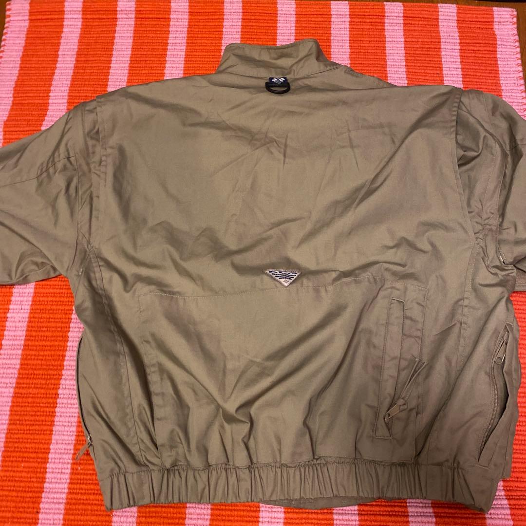 90s Columbia PFGフィッシングジャケット　ベスト　2way L
