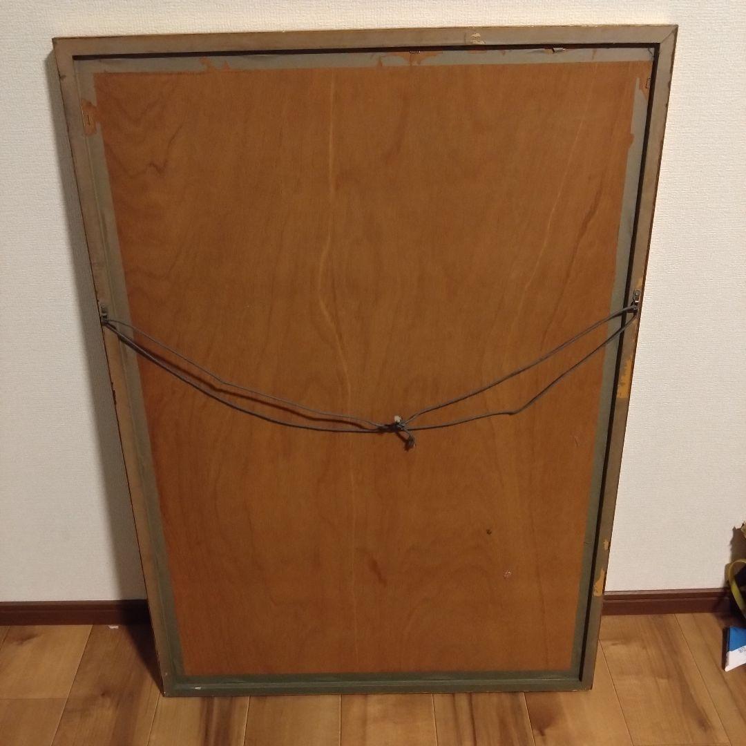 《値下げOK》大型額装 エジプト パピルス画 額装済 S.Ghariib