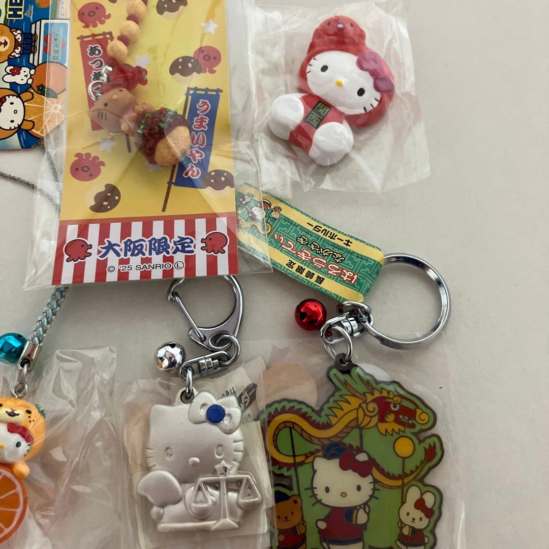 レア　ご当地キティ　キティストラップ　キティ根付け　キティまとめ売り
