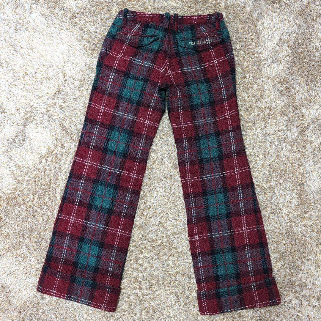 PEARLY GATES Harris Tweed ワイドパンツ ゴルフパンツ