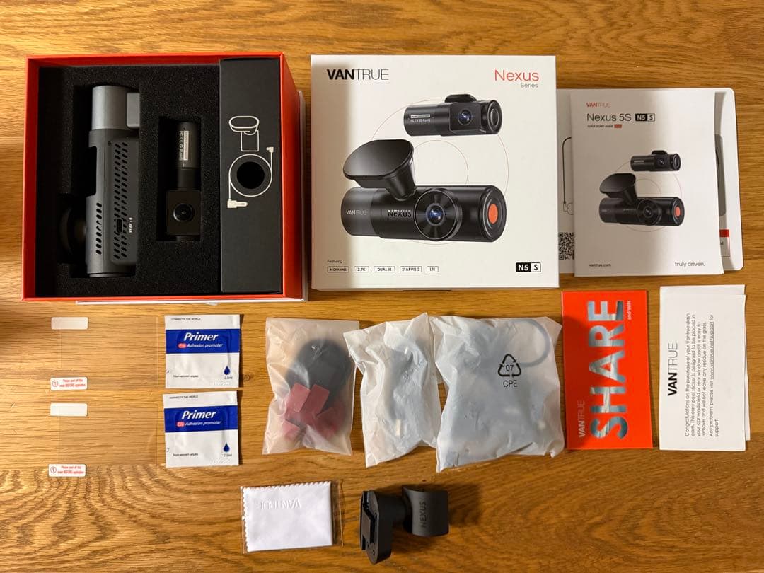 2025年最新 VANTRUE Nexus N5Sドライブレコーダー