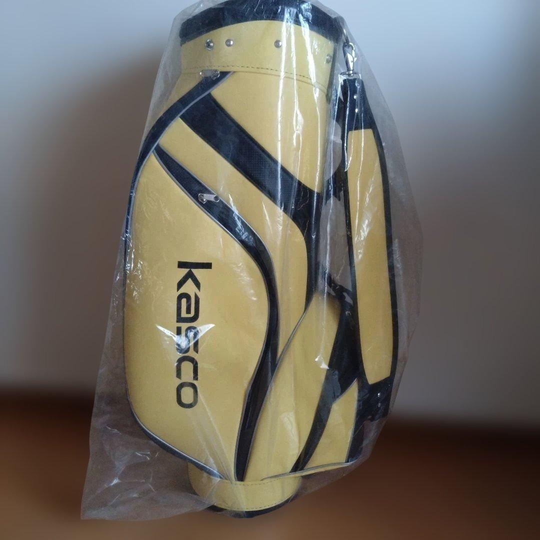 Kasco キャスコ　ゴルフバッグ　イエロー　新品　キズあり