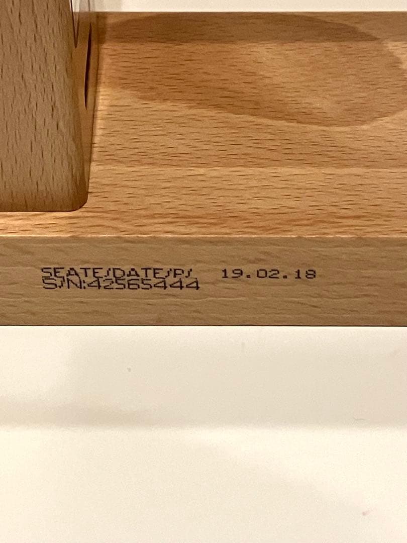 【美品】新型 ストッケ トリップトラップ ナチュラル シリアルナンバー4 ②