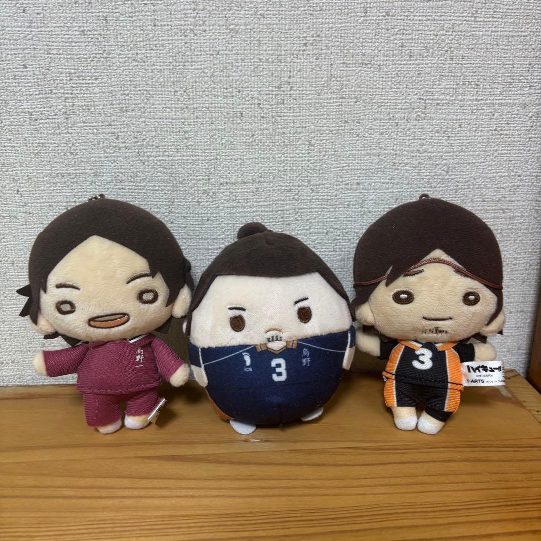 ハイキュー!!　ふわころりん　にとたん　ぬいぐるみ　東峰旭　３点セット