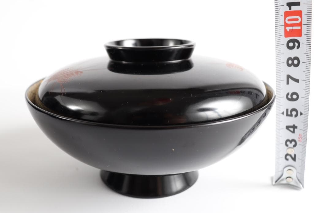 輪島塗 松葉沈金 煮物椀 十客 共箱