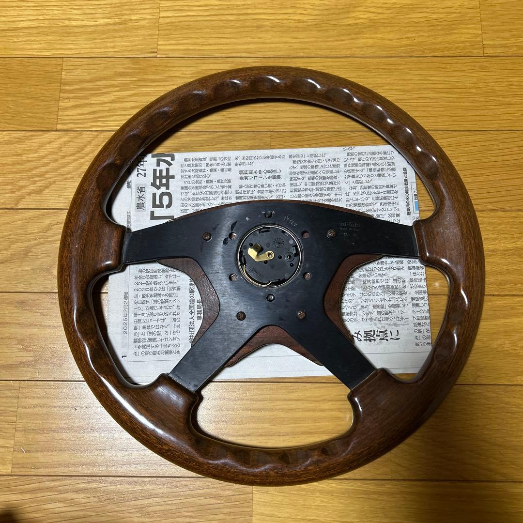 momo ステアリング　モモステ　ウッドステアリング