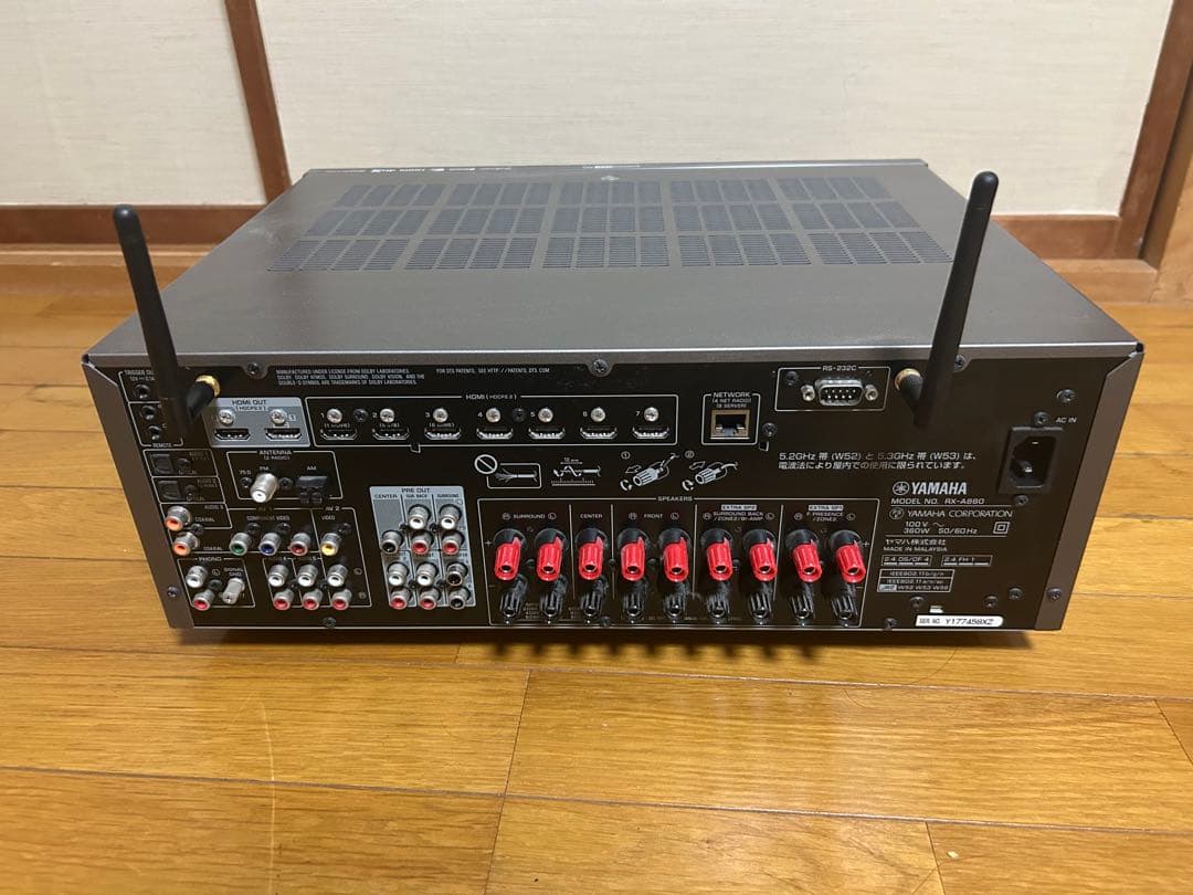 YAMAHA AVENTAGE AVアンプ　rx-a880