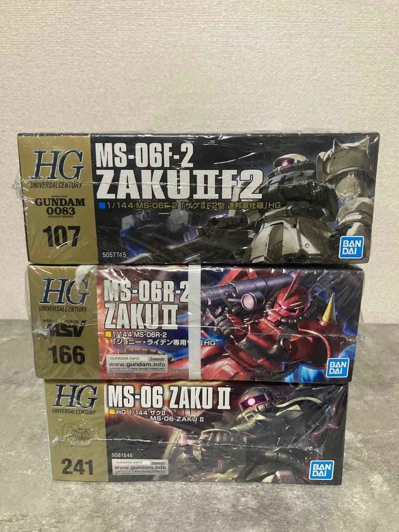 MS-06F-2 ZAKU2 セット3種