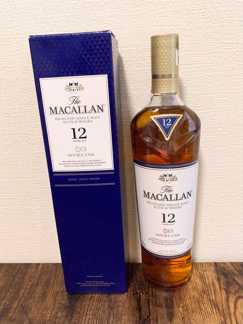 【✨新品未開封✨箱付き✨】マッカラン12年ダブルカスク/ウイスキー/700ml