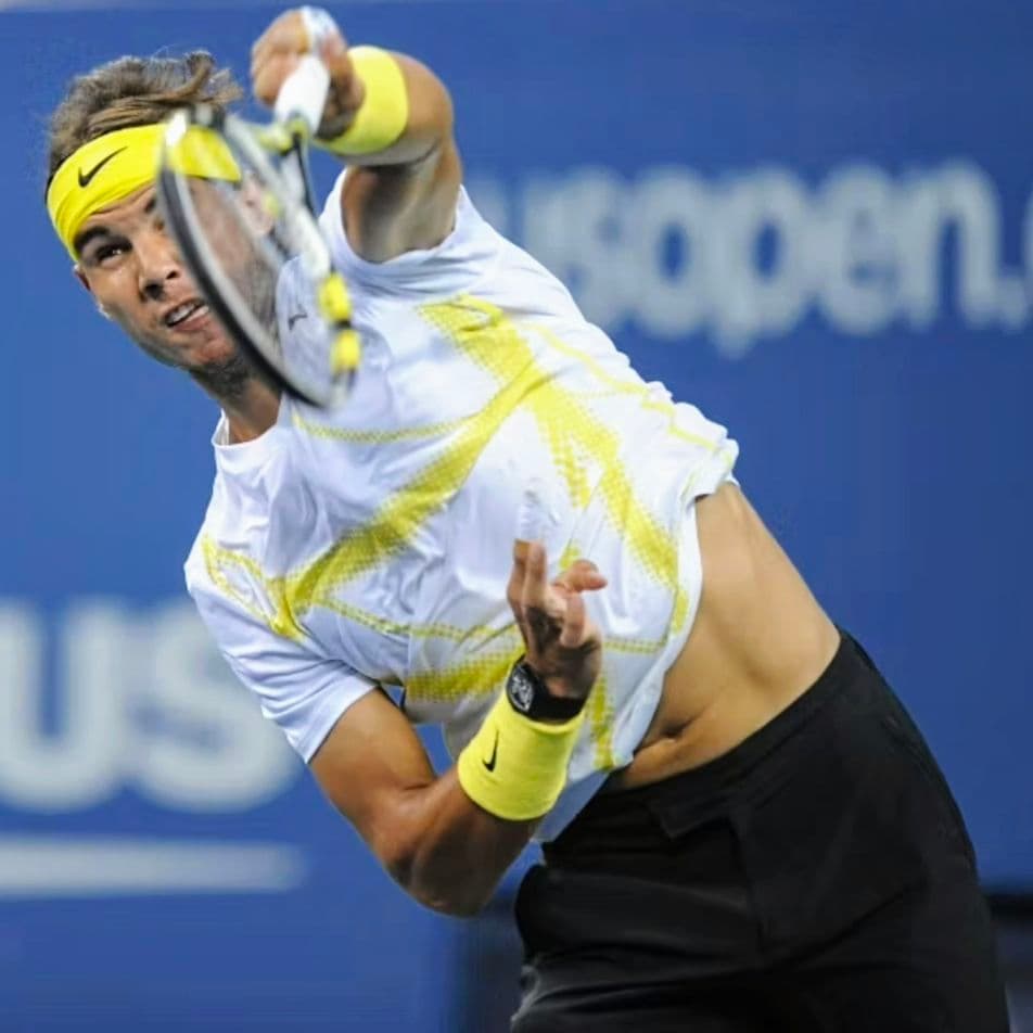 ナイキ ナダル テニス ゲームシャツ(L) RAFA USオープンモデル