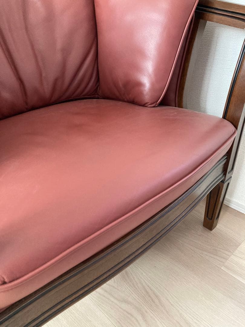 【2脚あり】マルニ木工 地中海ロイヤル シリーズ シャルル アームチェア 本革