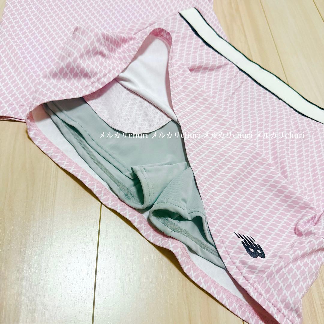 【ニューバランゴルフ】レディース 半袖ハイネックシャツスカートSETセットアップ