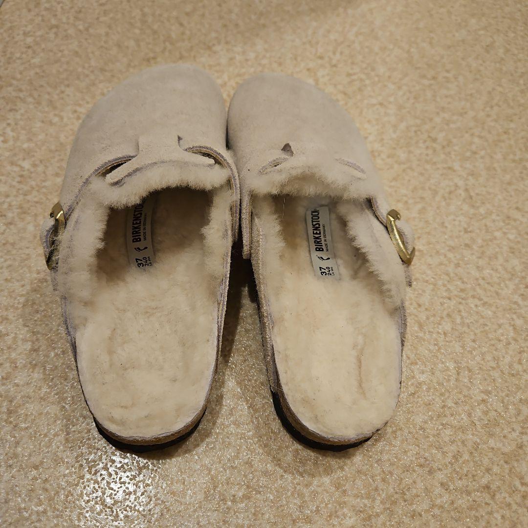 BIRKENSTOCK ベージュボア ボストン
