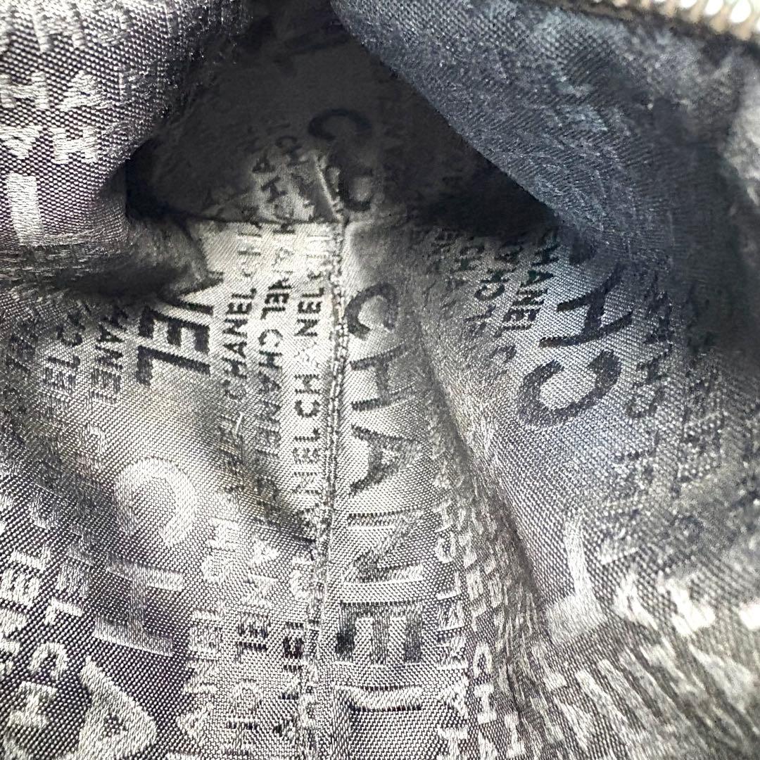 ♡激レア♡CHANEL ハンドバッグ メタリックグレー チェーンハンドル レザー