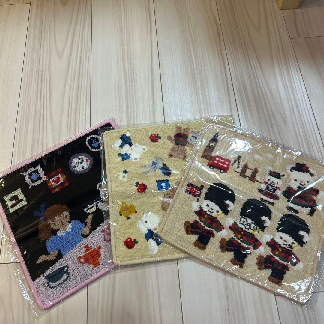 familiar シェニール織ハンカチ