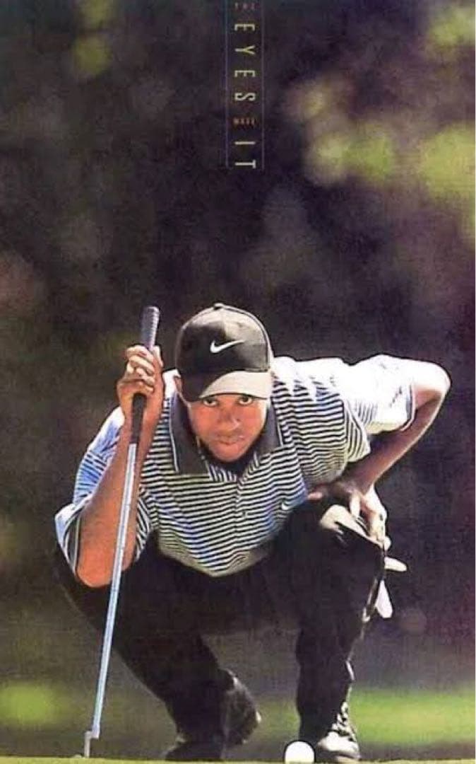 【新品未開封】90s NIKE Golf Tiger Woods ポスター