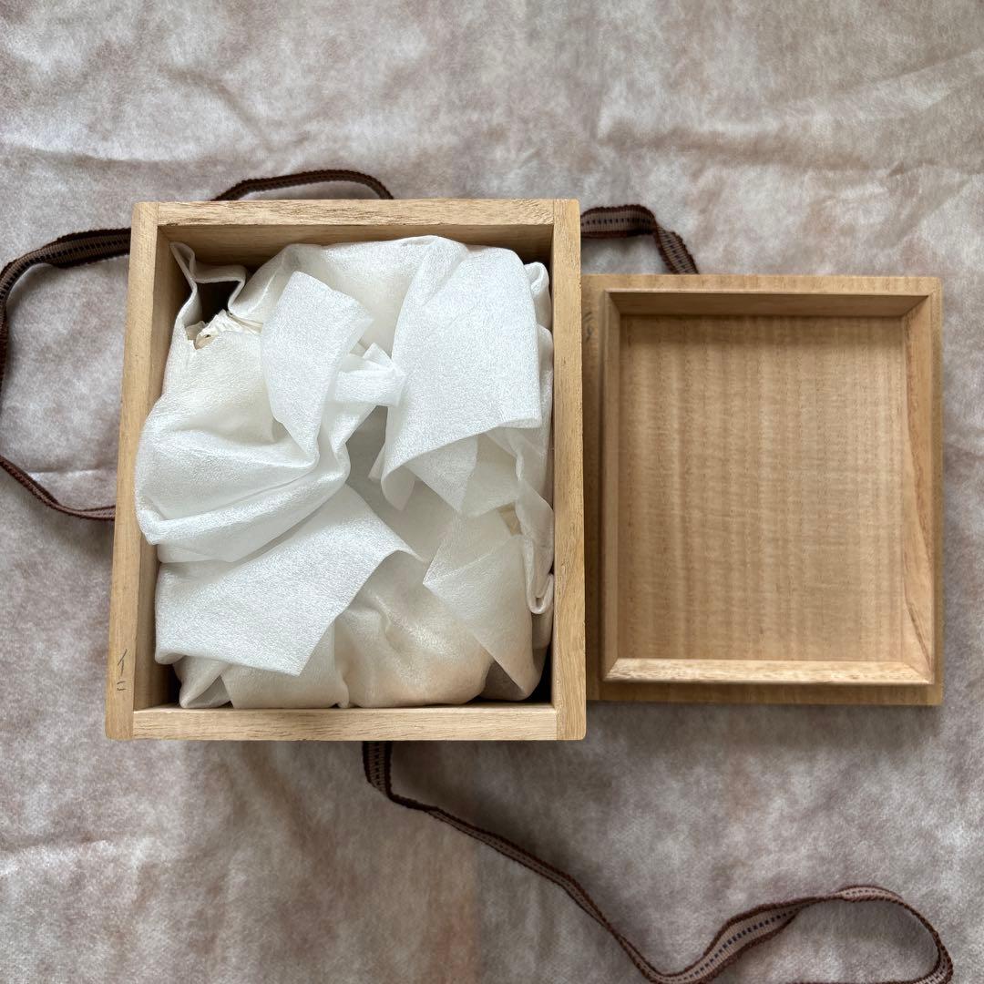 茶道具　茶碗　膳所焼　沓形　変形 陽炎園