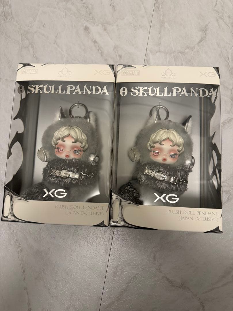 SKULLPANDA xgプラッシュドールペンダント 日本限定 2体