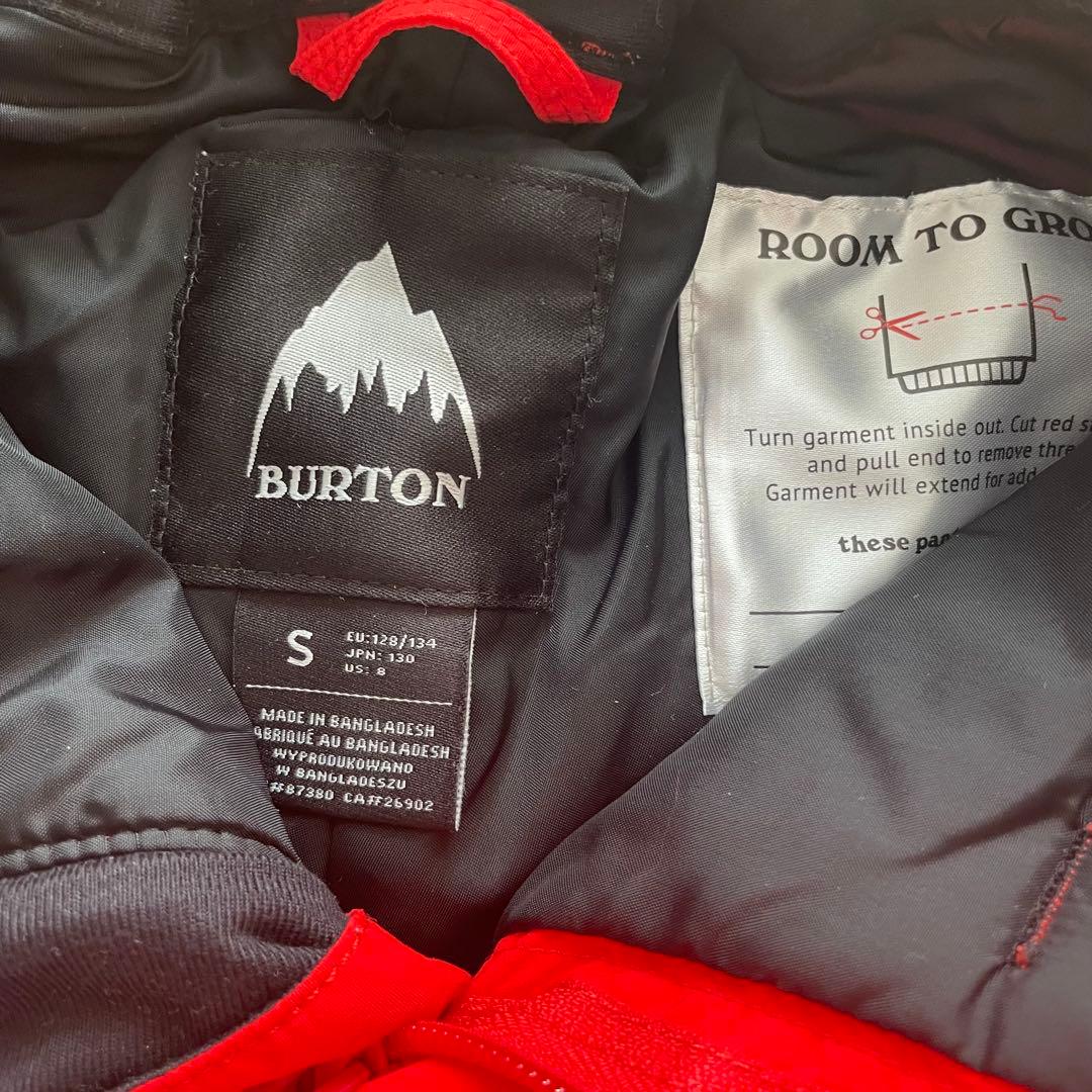 バートン　ウエア　上下　キッズ　S （130）