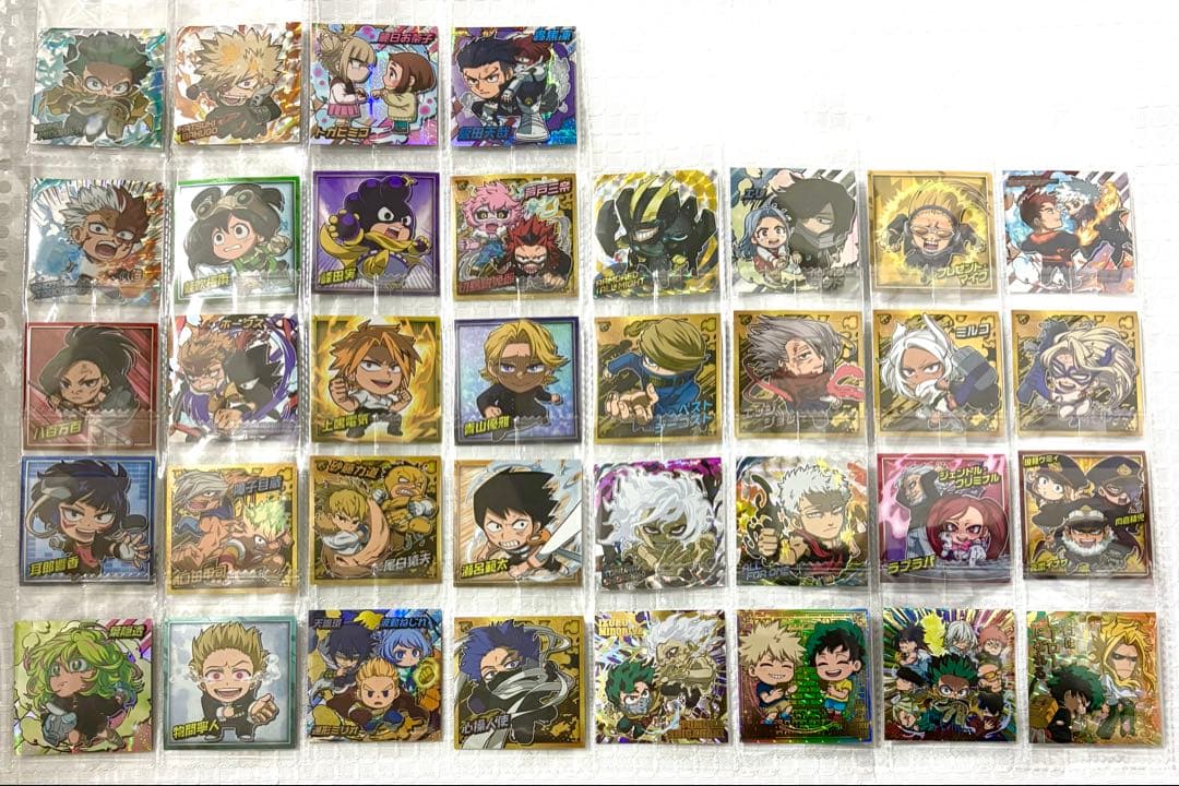 僕のヒーローアカデミア ヒロアカ ウルトラシールウエハース5 全種コンプ36枚②