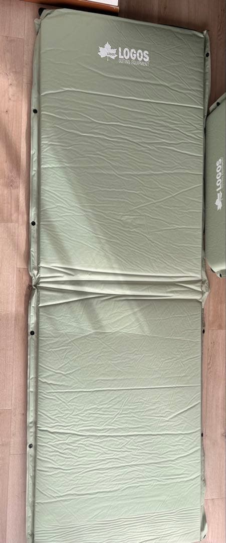 極美品‼️LOGOS ロゴス　55セルフインフレートマット　ソロ2個