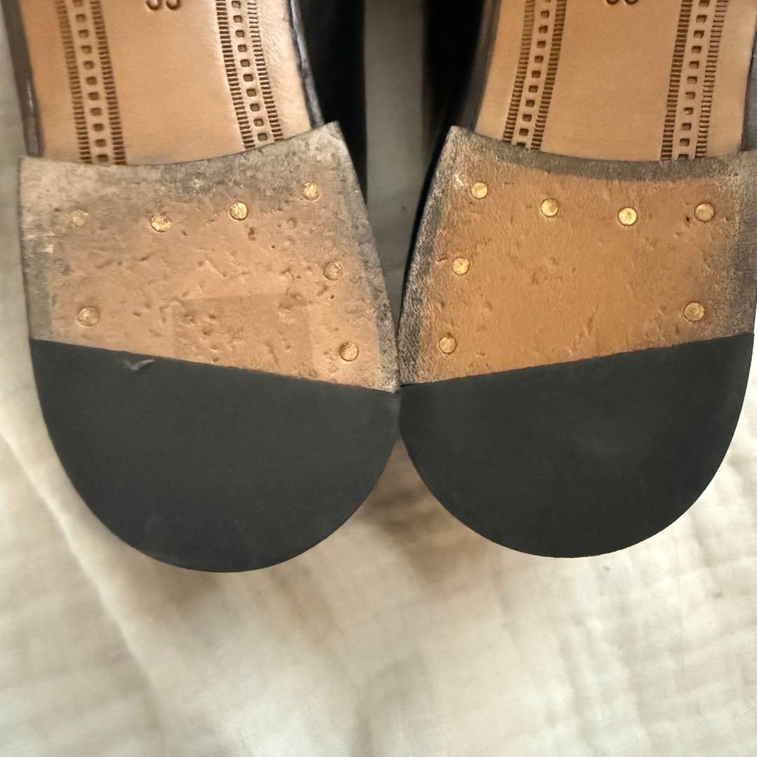 極美品☆GUCCI/ヨルダーン/ホースビットローファー/35